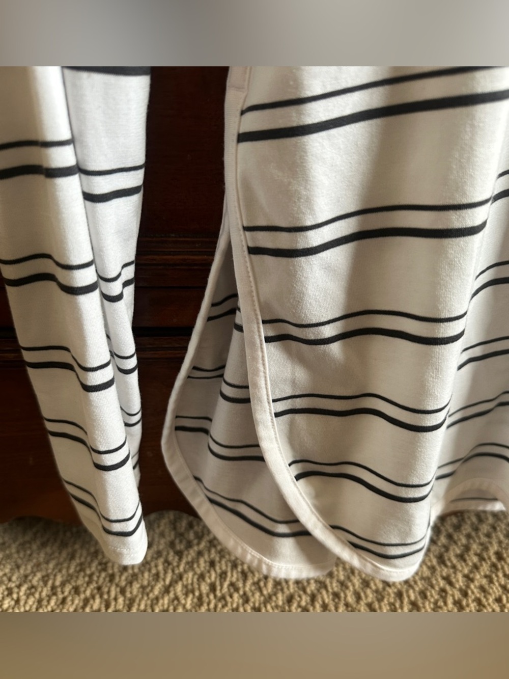 Exofficio black and white striped insect repelling top - Picture 5 of 9
